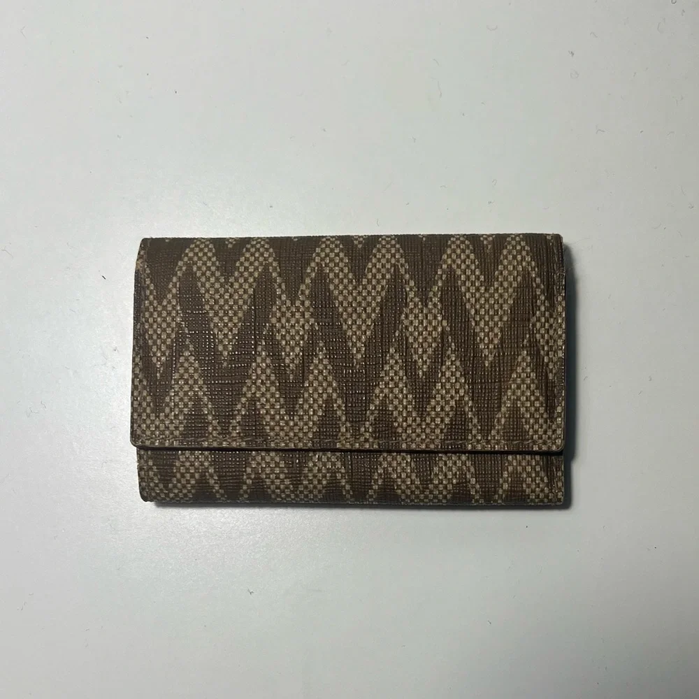 Valentino Garavani Vintage Monogram Logo Key Ring Holder Wallet